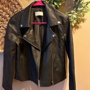 Z Supply faux leather jacket